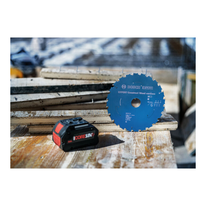Bosch EXPERT Construct Wood cirkelzaagblad, 165x1,6x20 mm, T24