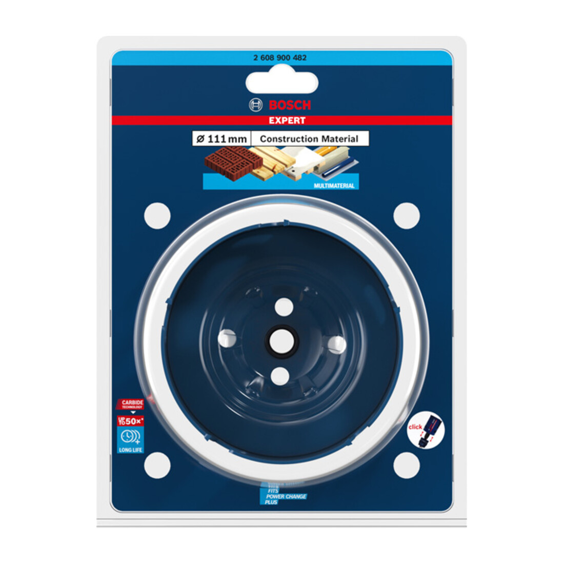 Bosch Expert Construction Material hole saw, 111 x 60 mm