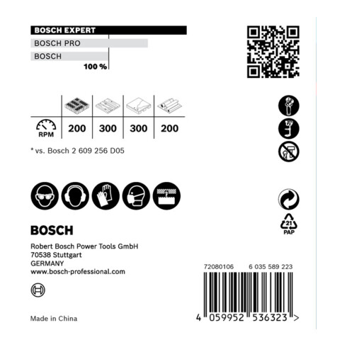 Bosch Expert Construction Material hole saw, 140 x 60 mm