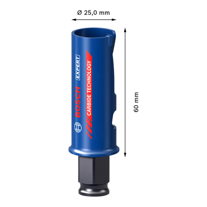 Bosch Expert Construction Material hole saw, 25 x 60 mm