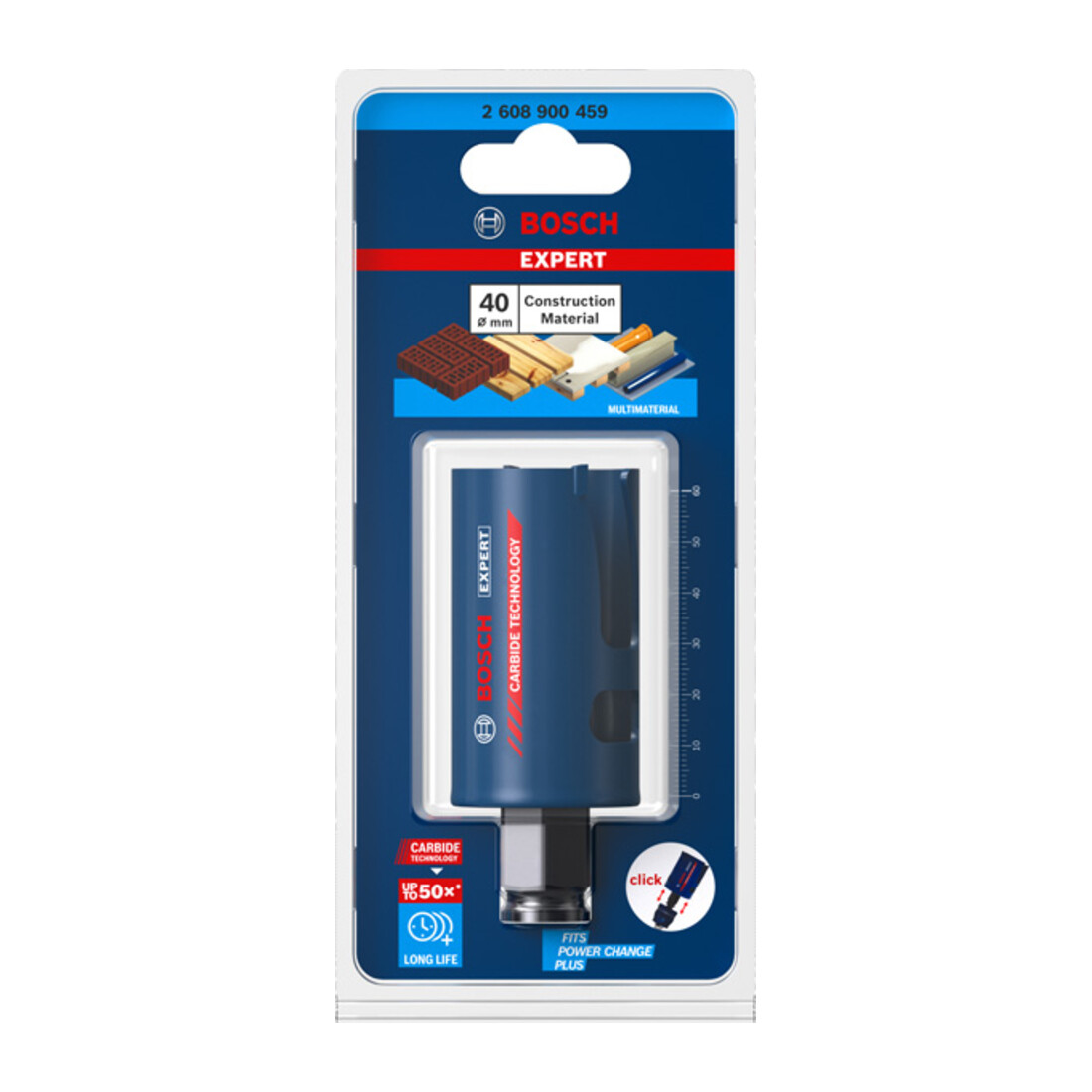 Bosch Expert Construction Material hole saw, 40 x 60 mm