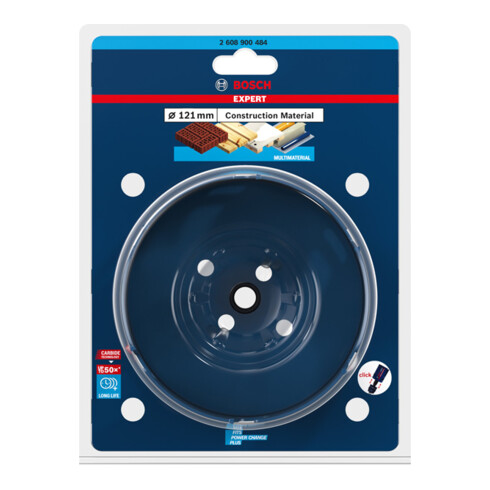 Bosch EXPERT Construction Material Lochsäge 121 x 60mm für Dreh- und Schlagbohrer