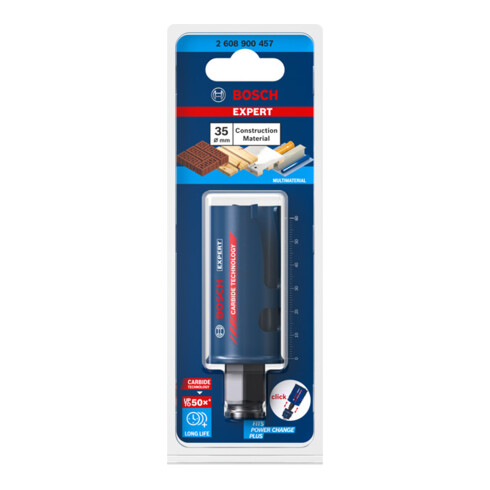 Bosch EXPERT Construction Material Lochsäge 35 x 60mm für Dreh- und Schlagbohrer