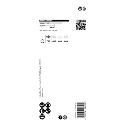 Bosch EXPERT Construction Material Lochsäge 40 x 60mm für Dreh- und Schlagbohrer