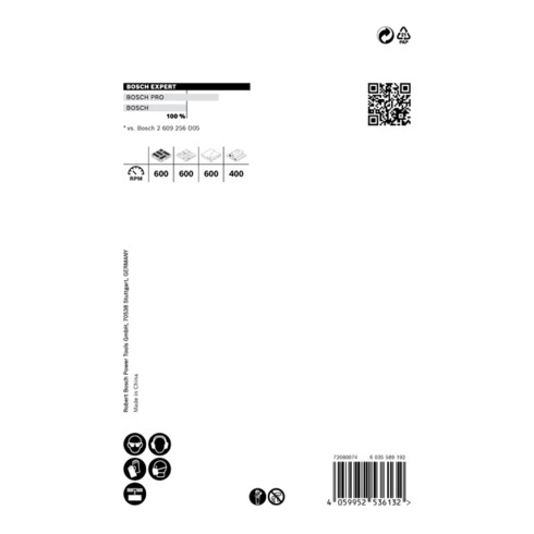 Bosch EXPERT Construction Material Lochsäge 64 x 60mm für Dreh- und Schlagbohrer