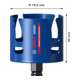 Bosch EXPERT Construction Material Lochsäge 79 x 60mm für Dreh- und Schlagbohrer-5