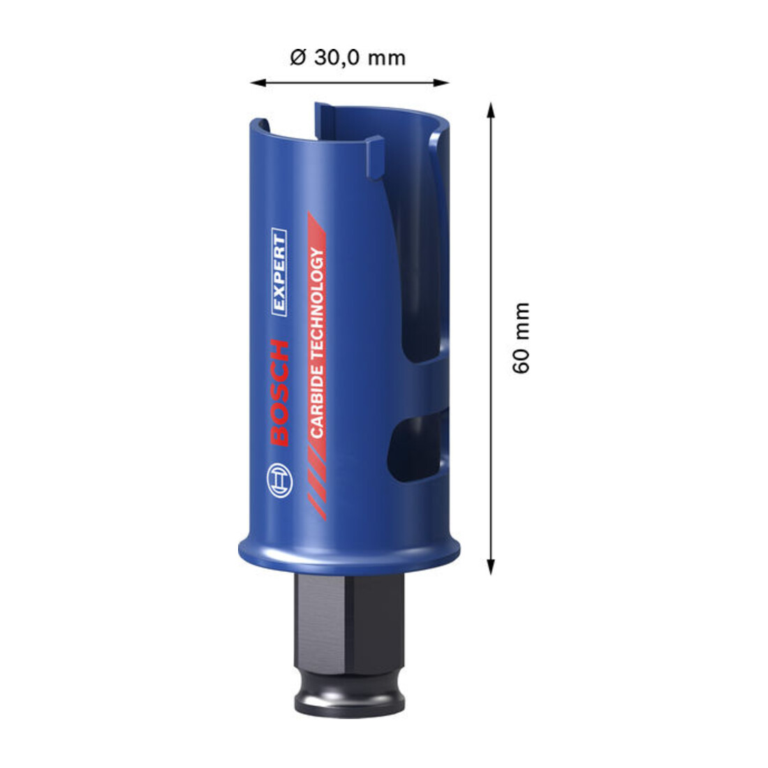 Bosch EXPERT Construction Material Power Change Plus gatenzaag, 30 x 60 mm