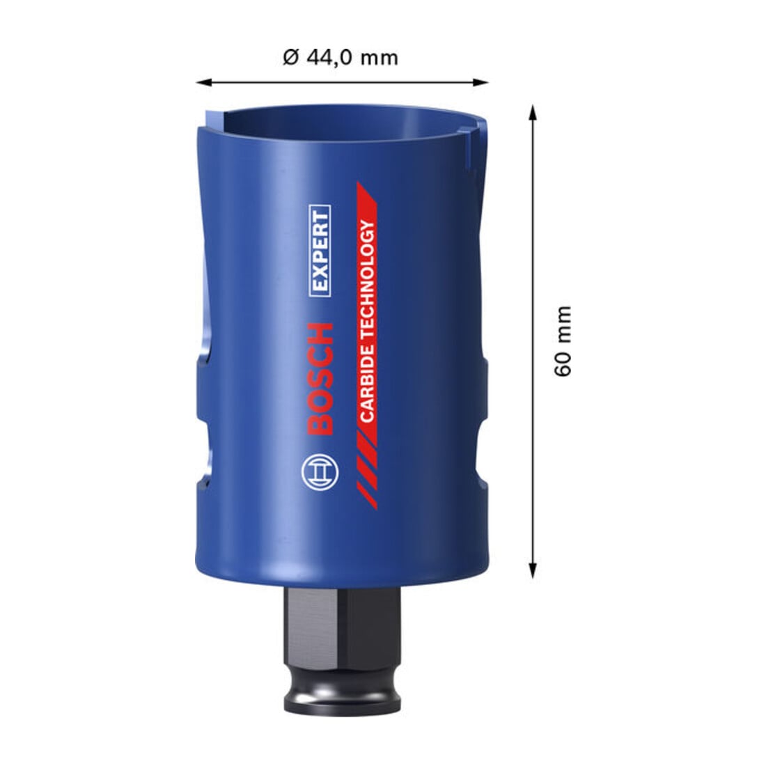 Bosch EXPERT Construction Material Power Change Plus gatenzaag, 44 x 60 mm