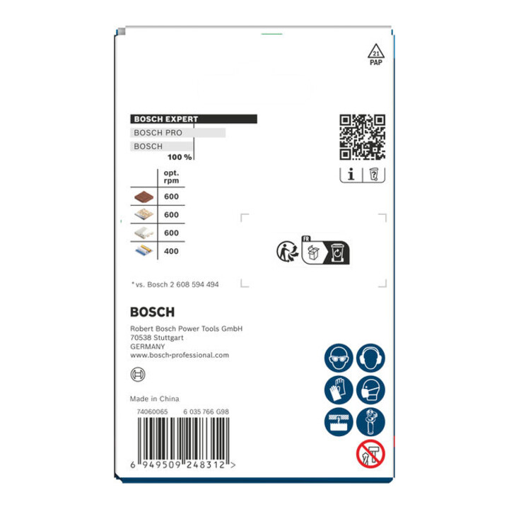 Bosch EXPERT Construction Material Power Change Plus gatenzaag, 73 x 60 mm