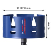 Bosch EXPERT Construction Material Power Change Plus Lochsäge, 127 x 60 mm-4
