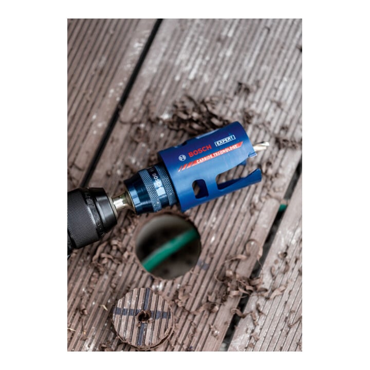 Bosch EXPERT Construction Material Power Change Plus Lochsäge, 73 x 60 mm
