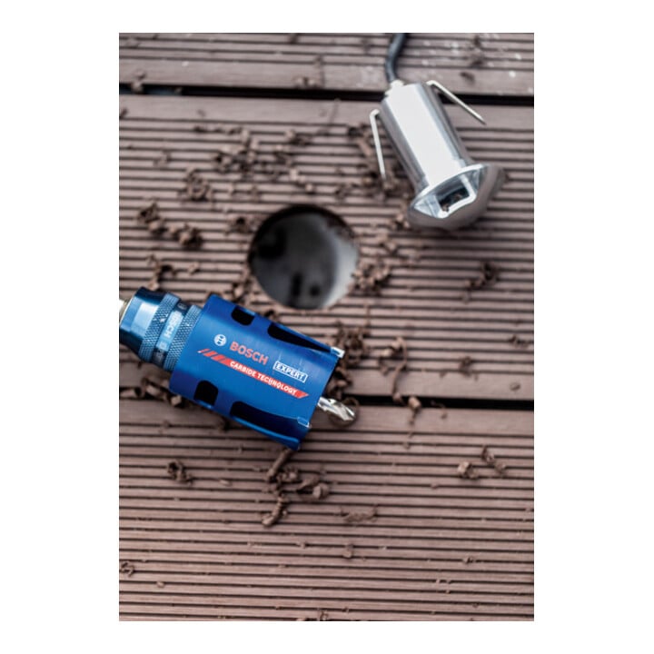 Bosch EXPERT Construction Material Power Change Plus Lochsäge, 73 x 60 mm
