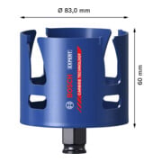 Bosch EXPERT Construction Material Power Change Plus Lochsäge, 83 x 60 mm-4