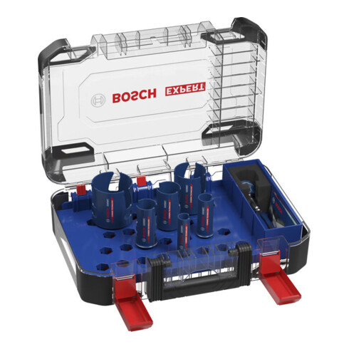 Bosch EXPERT Construction Material Power Change Plus-Lochsägen-Set, 10-tlg.