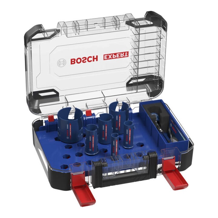 Bosch EXPERT Construction Material Power Change Plus-Lochsägen-Set, 10-tlg.