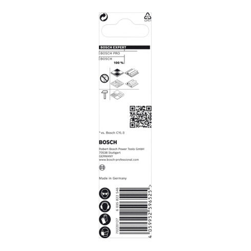 Bosch EXPERT CYL-9 Multi-constructieboormachine, 10 x 200 x 250 mm, d 10 mm. voor roterende en percussieboren