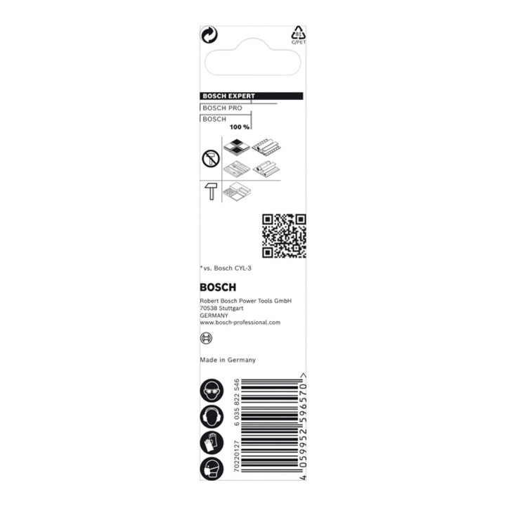 Bosch EXPERT CYL-9 Multi-constructieboormachine, 14 x 200 x 250 mm, d 14 mm. voor roterende en percussieboren