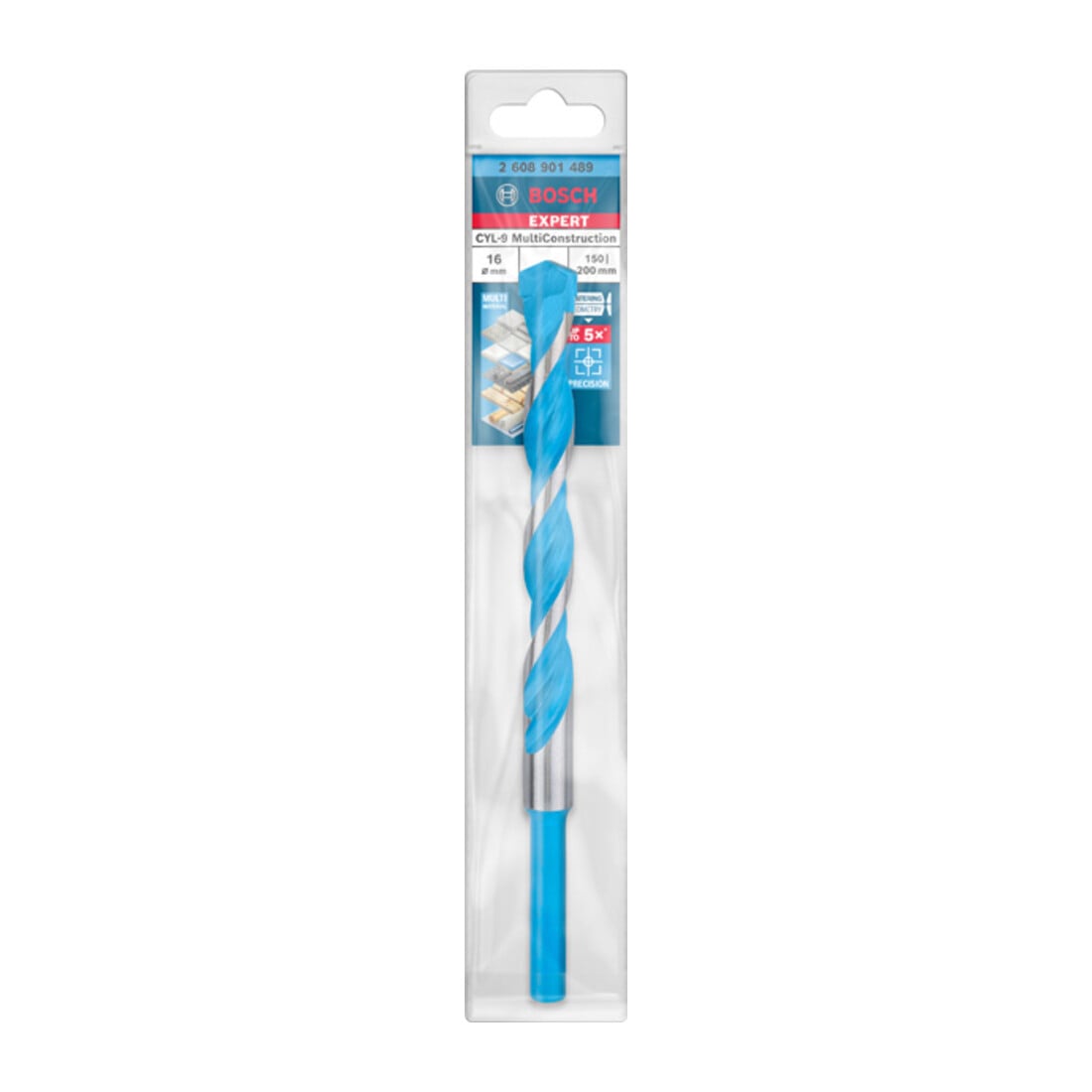 Bosch EXPERT CYL-9 Multi-constructieboormachine, 16 x 150 x 200 mm, d 16 mm. voor roterende en percussieboren