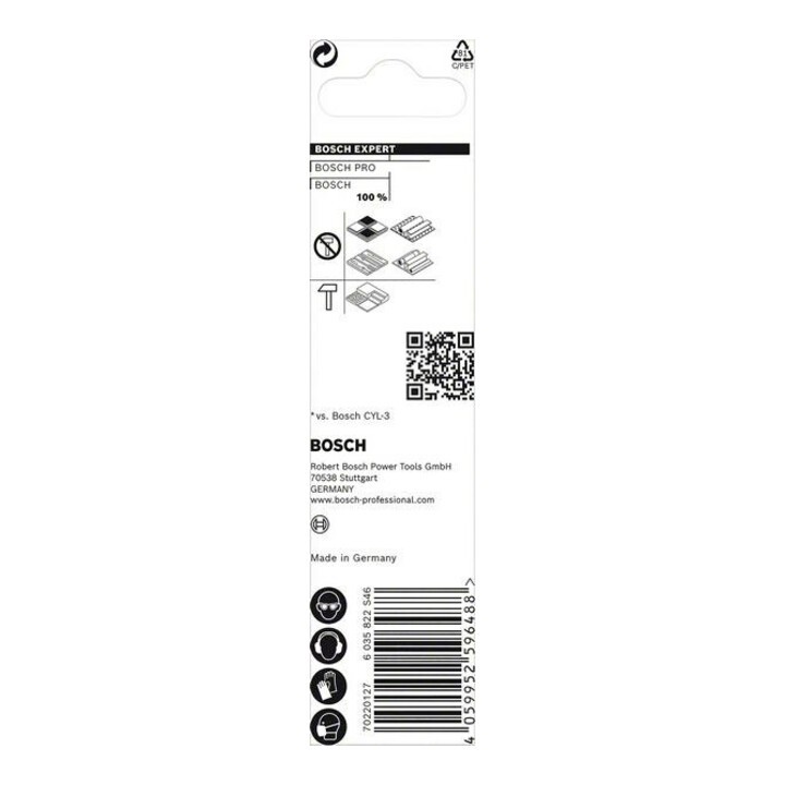 Bosch EXPERT CYL-9 Multi-constructieboormachine, 6 x 200 x 250 mm, d 6 mm. voor roterende en percussieboren