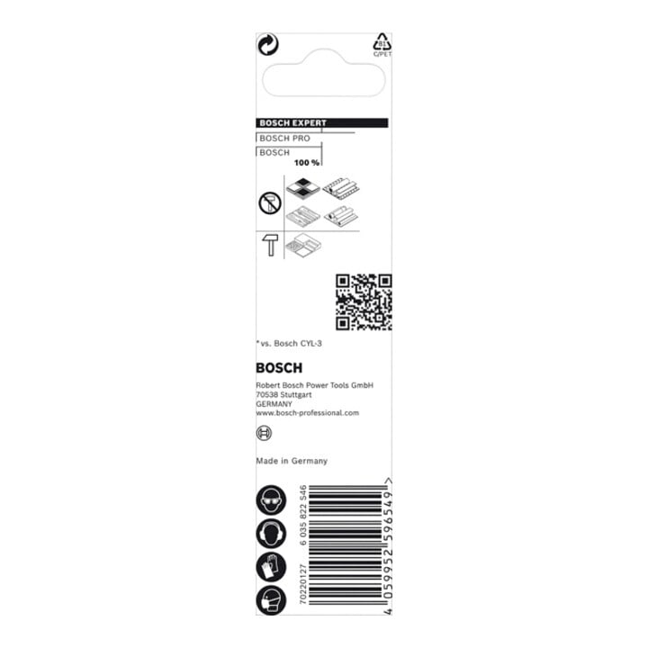 Bosch EXPERT CYL-9 MultiConstruction Bohrer, 12 x 200 x 250 mm, d 12 mm. Für Dreh- und Schlagbohrer