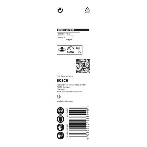 Bosch EXPERT CYL-9 MultiConstruction Bohrer 5 x 50 x 85mm d 4,5mm für Dreh- und Schlagbohrer