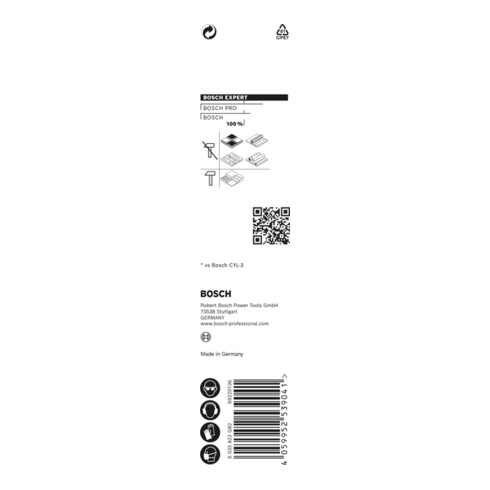 Bosch EXPERT CYL-9 MultiConstruction Bohrer 6 x 60 x 100mm d 5,5mm für Dreh- und Schlagbohrer