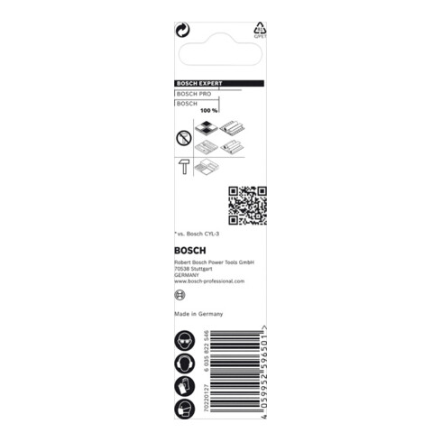 Bosch EXPERT CYL-9 MultiConstruction Bohrer, 7 x 200 x 250 mm, d 7 mm. Für Dreh- und Schlagbohrer