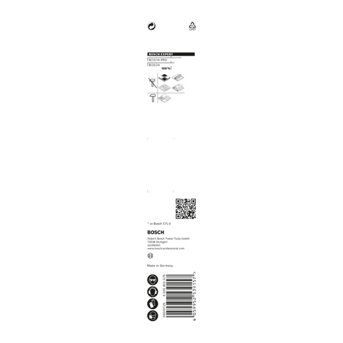 Bosch EXPERT CYL-9 MultiConstruction Bohrer 8 x 90 x 150mm d 7,2mm für Dreh- und Schlagbohrer