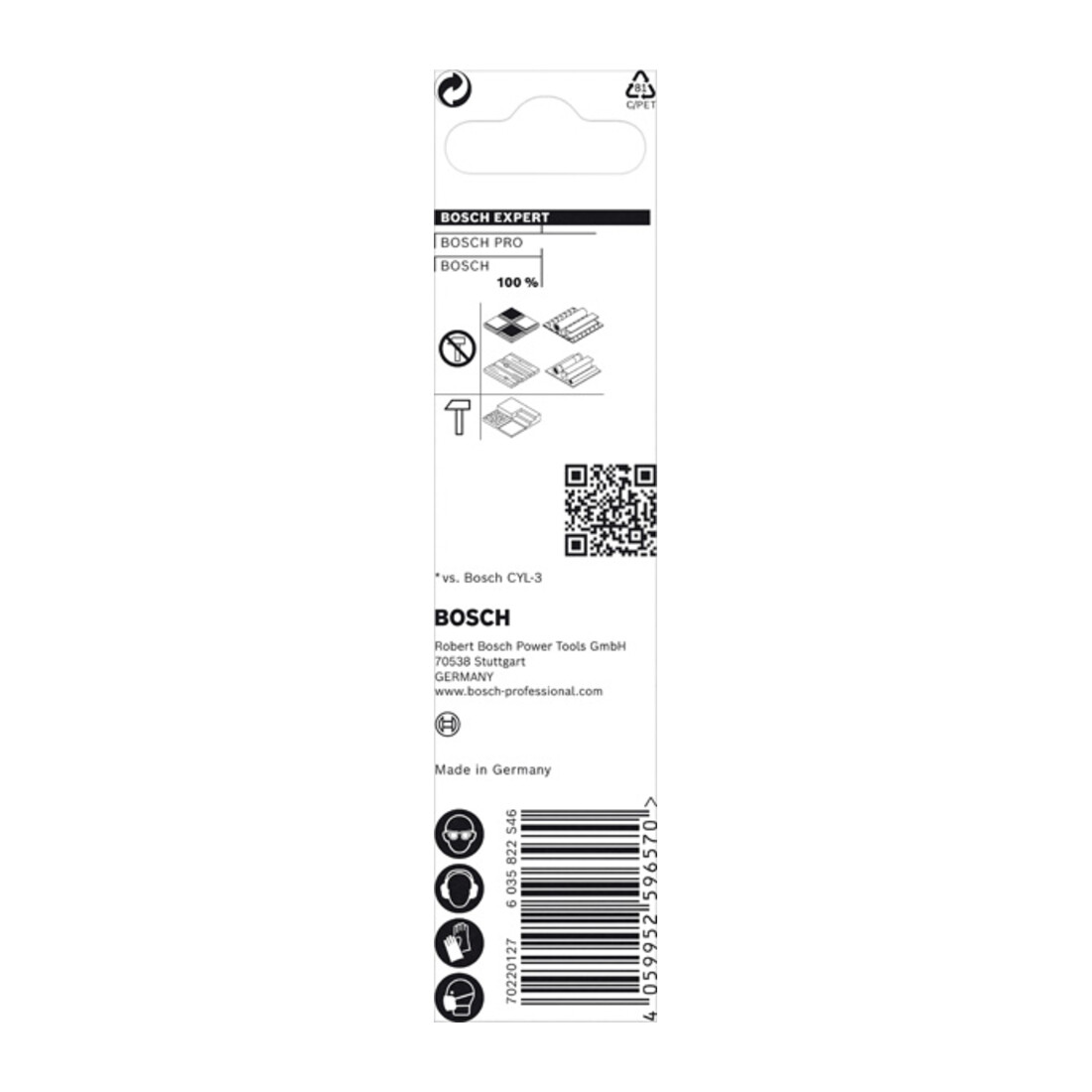Bosch EXPERT CYL-9 MultiConstruction foret, 14 x 200 x 250 mm, d 14 mm. Pour les perceuses rotatives et à percussion