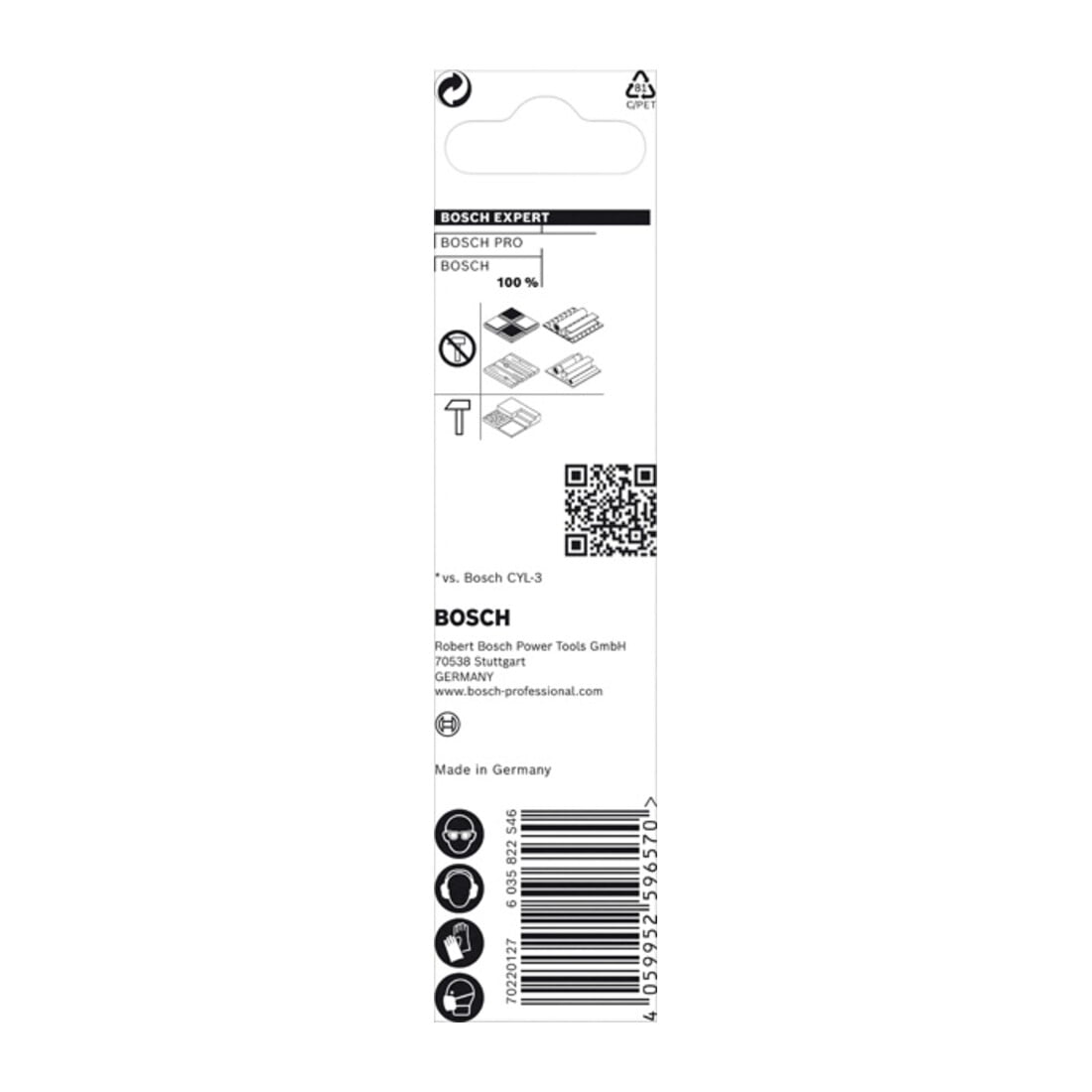 Bosch EXPERT CYL-9 MultiConstruction foret, 14 x 200 x 250 mm, d 14 mm. Pour les perceuses rotatives et à percussion