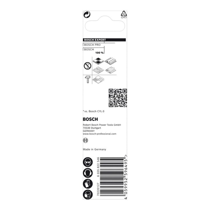 Bosch EXPERT CYL-9 MultiConstruction foret, 6.5 x 200 x 250 mm, d 6.5 mm. Pour les perceuses rotatives et à percussion