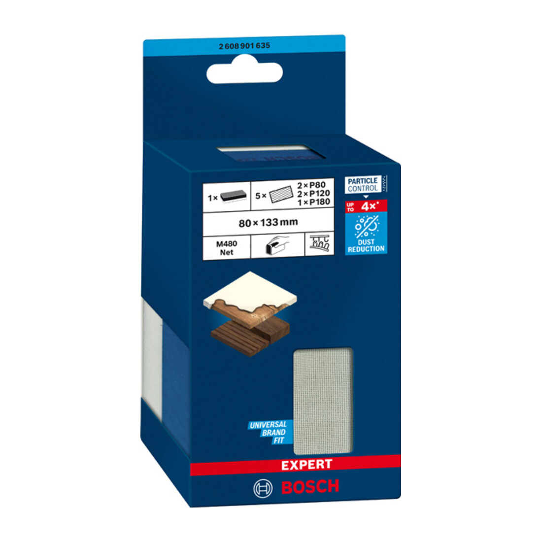Bosch EXPERT Density Block 80 x133 mm für Handschleifen