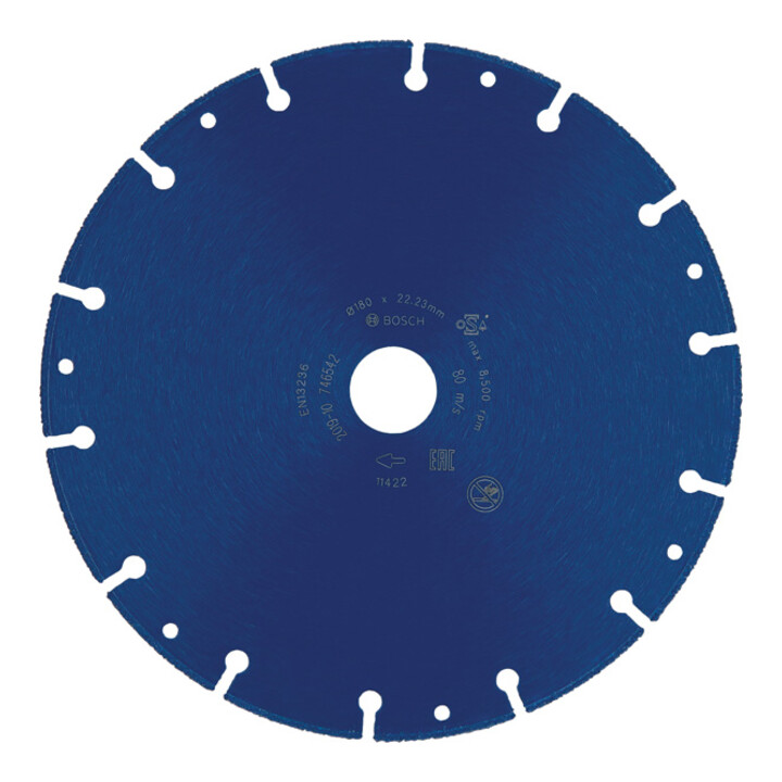 Bosch EXPERT diamant-metaalschijf doorslijpschijf 180 x 22,23mm voor grote haakse slijpmachines met klemmoer