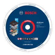 Bosch EXPERT diamant-metaalschijf doorslijpschijf 230 x 22,23mm voor grote haakse slijpmachines met klemmoer