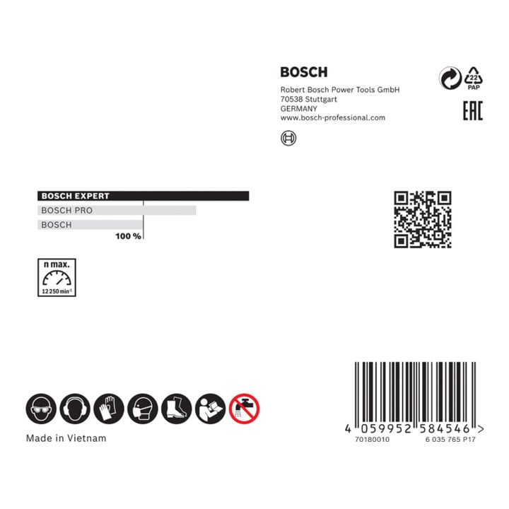 Bosch EXPERT Diamant-Rohrtrennscheibe X-LOCK, für kleine Winkelschleifer