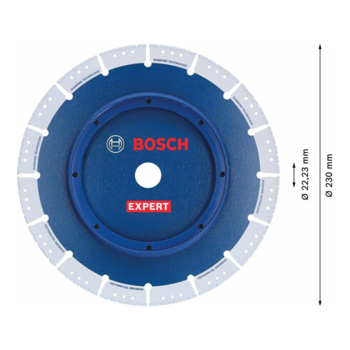 Bosch EXPERT Disque à tronçonner diamanté pour tubes, pour petites meuleuses angulaires