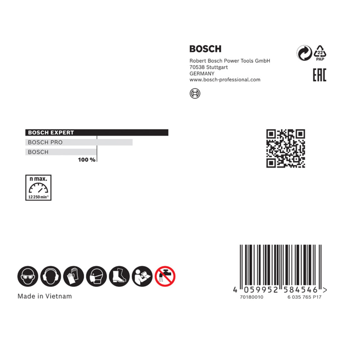 Bosch EXPERT Disque à tronçonner diamanté X-LOCK, pour petites meuleuses angulaires