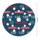 Bosch EXPERT Disque abrasif feuille, 125 mm, G120