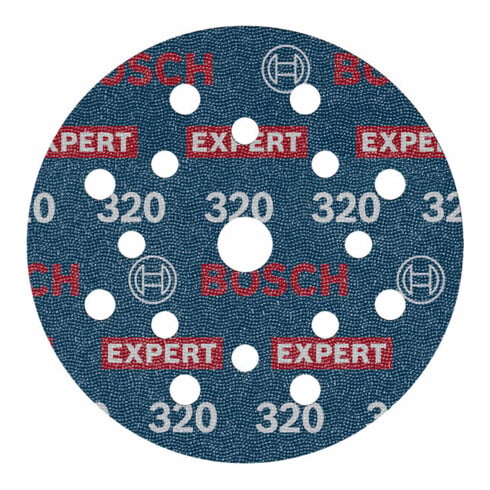 Bosch EXPERT Disque abrasif feuille, 125 mm, G320