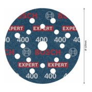 Bosch EXPERT Disque abrasif feuille, 125 mm, G400-4