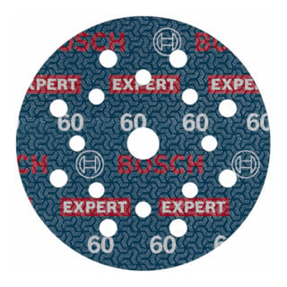 Bosch EXPERT Disque abrasif feuille, 125 mm, G60
