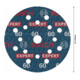 Bosch EXPERT Disque abrasif feuille, 125 mm, G60