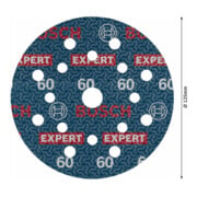 Bosch EXPERT Disque abrasif feuille, 125 mm, G60-4