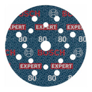 Bosch EXPERT Disque abrasif feuille, 125 mm, G80