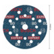 Bosch EXPERT Disque abrasif feuille, 125 mm, G80