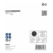 Bosch EXPERT Disque abrasif feuille, 125 mm, G80-5