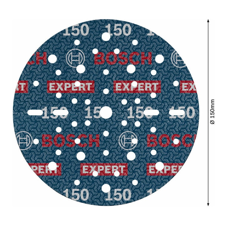 Bosch EXPERT Disque abrasif feuille, 150 mm, G150