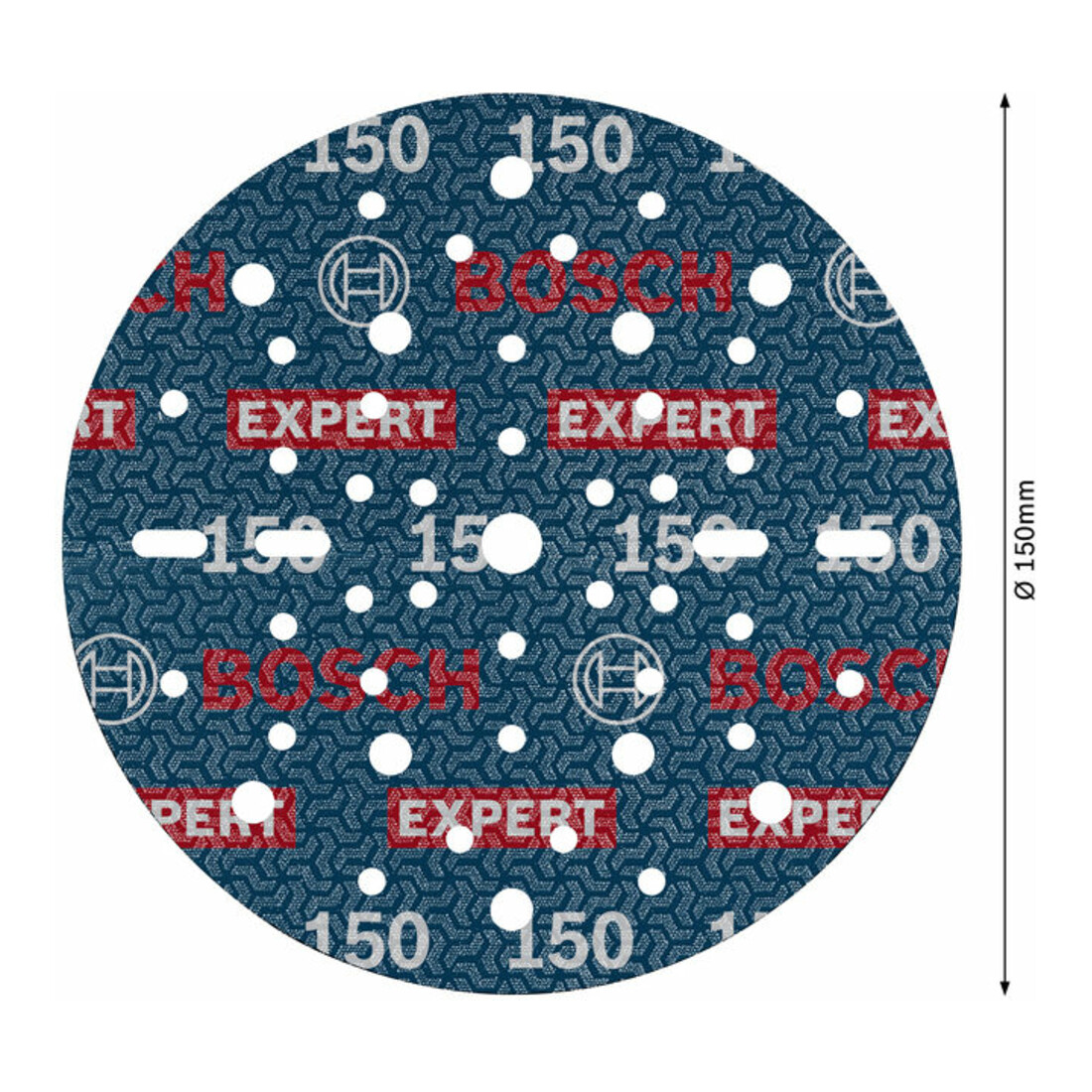 Bosch EXPERT Disque abrasif feuille, 150 mm, G150