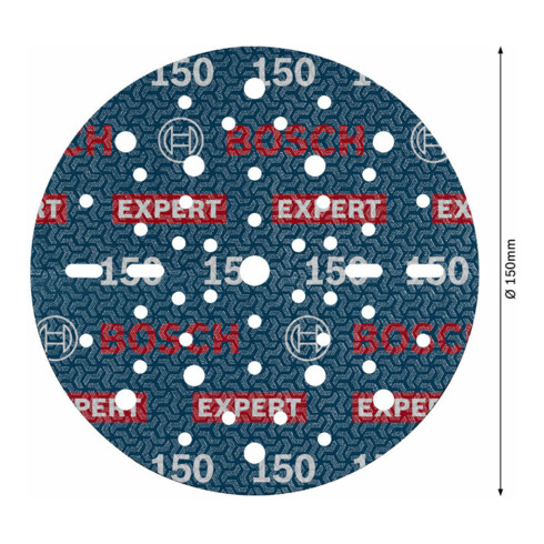 Bosch EXPERT Disque abrasif feuille, 150 mm, G150