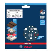 Bosch EXPERT Disque abrasif feuille, 150 mm, G320-2